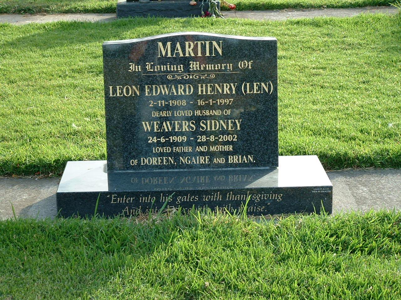 headstone