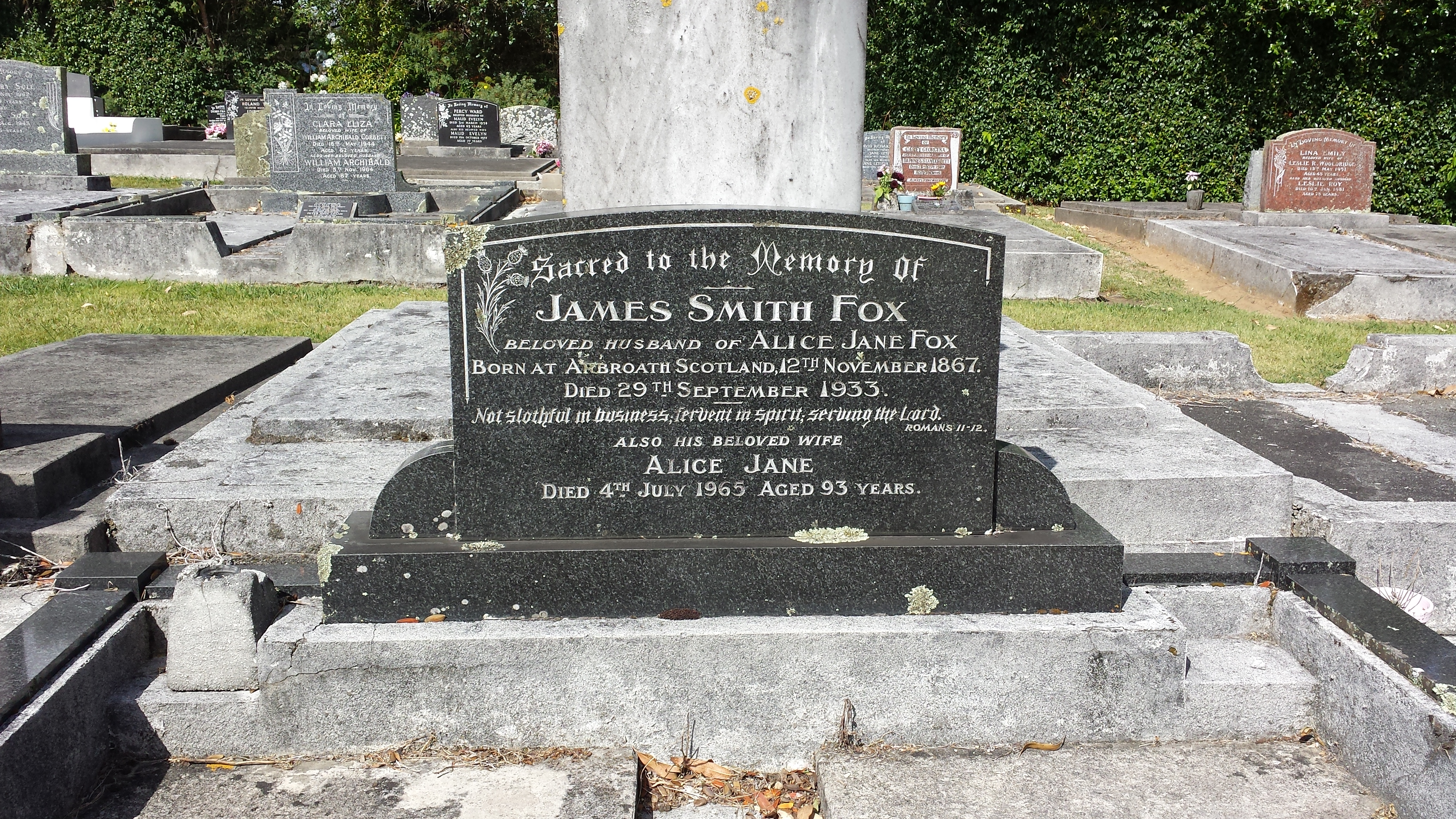headstone